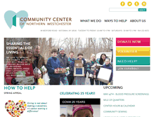 Tablet Screenshot of communitycenternw.org